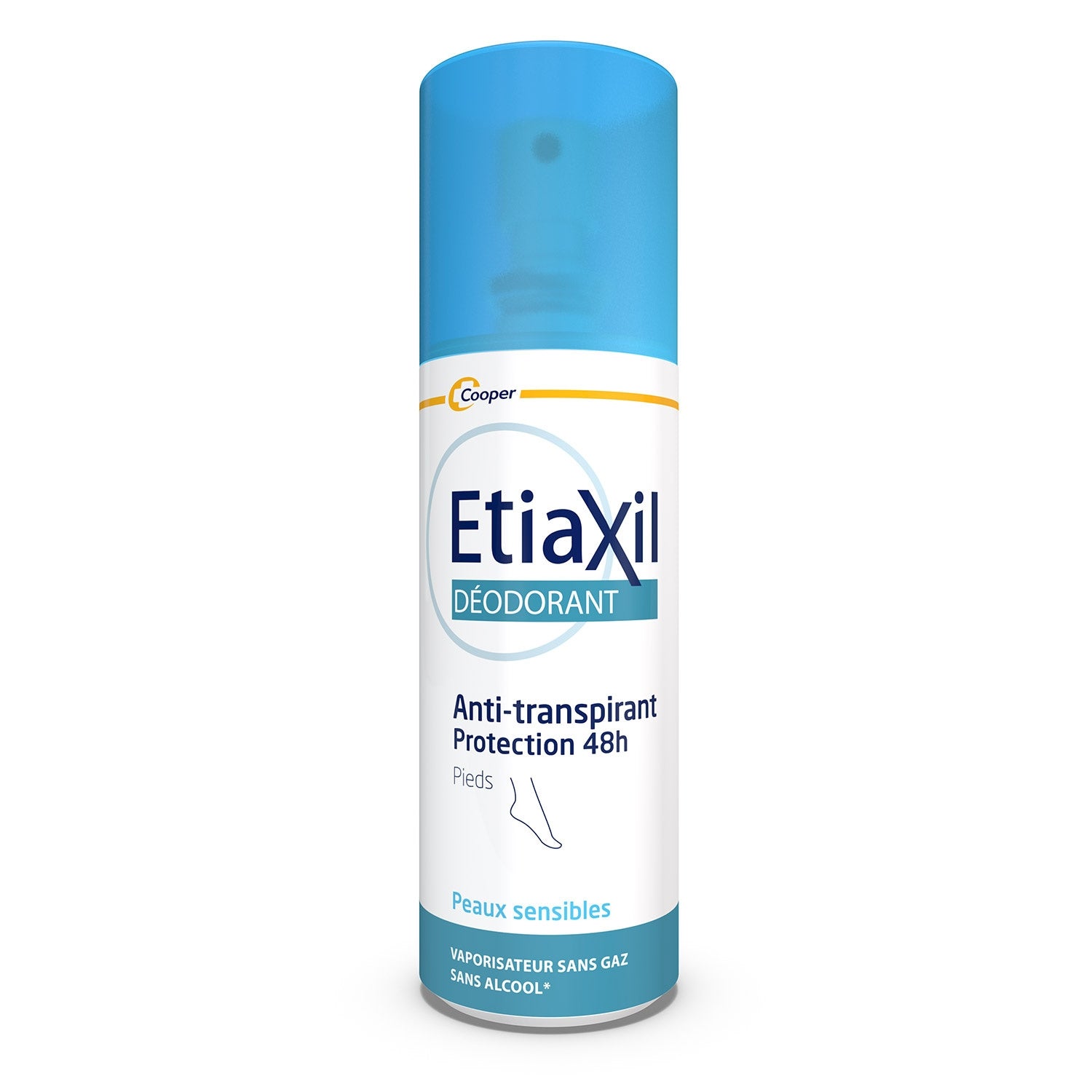Déodorant Pieds Spray Anti-transpirant Protection 48h Peau Sensible ETIAXIL 
