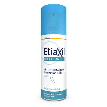 Déodorant Pieds Spray Anti-transpirant Protection 48h Peau Sensible ETIAXIL 
