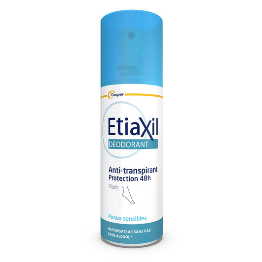 Déodorant Pieds Spray Anti-transpirant Protection 48h Peau Sensible ETIAXIL 