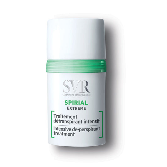 Traitement Transpiration Excessive Aisselles Peaux Sensibles Spirial Extrême LABORATOIRE SVR le roll-on de 20mL