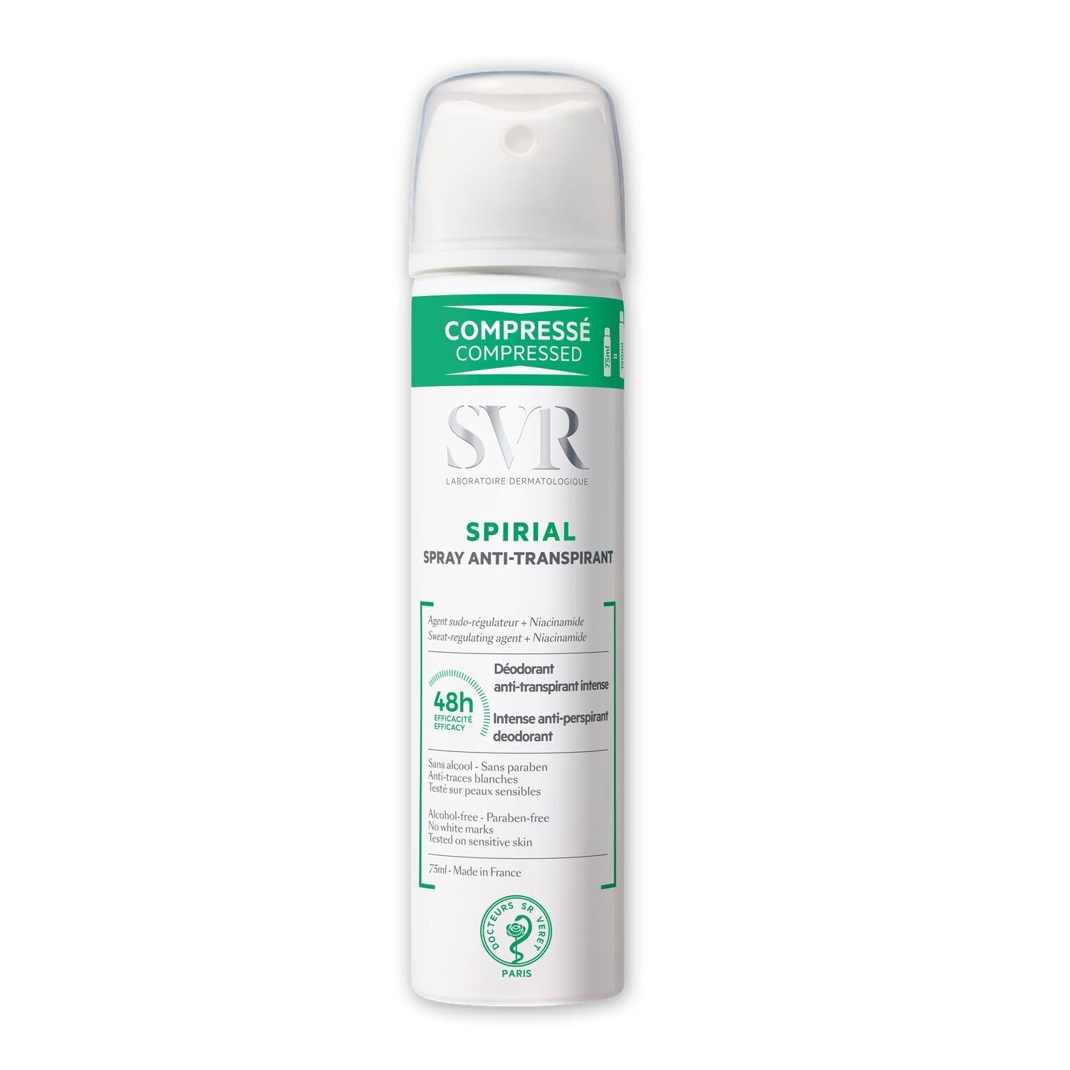Déodorant Anti-Transpirant Efficacité 48h LABORATOIRE SVR le spray