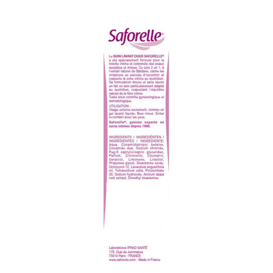 SAFORELLE Gentle Intimate Gel with Burdock Extract