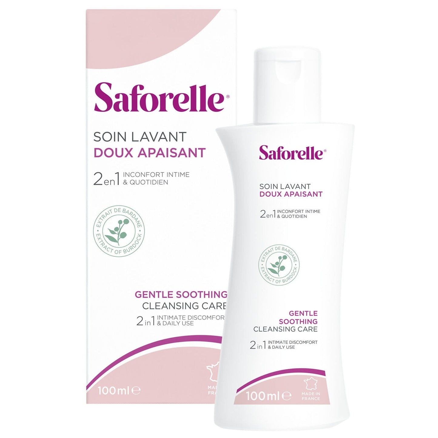 Soin intime Lavant Doux à l'Extrait de Bardane SAFORELLE 