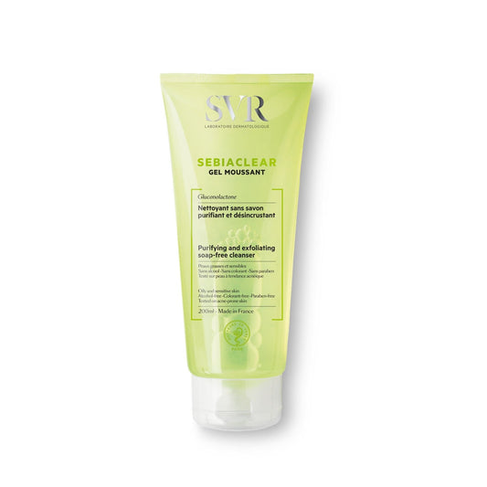 Gel Peaux Grasses Nettoyant Sebiaclear LABORATOIRE SVR le tube de 200 ml