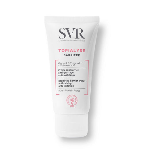 Crème Réparatrice Anti-Grattage Anti-Irritations Visage et Corps Topialyse LABORATIORE SVR le tube de 50mL