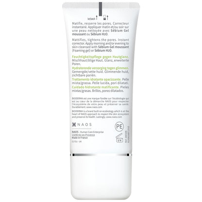 Sébium Mat Control Anti-Shine Moisturizing Care for Combination to Oily Skin BIODERMA
