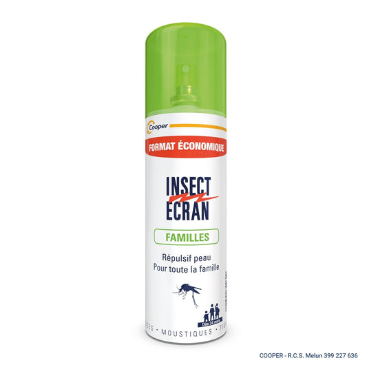 Anti-Moustiques Familles Efficacité 6h INSECT ECRAN le spray de 200mL