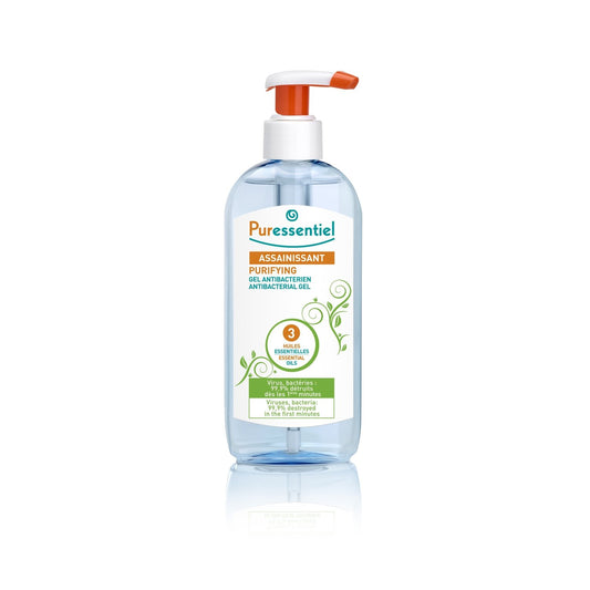 Gel Antibactérien Hydroalcoolique aux 3 Huiles Essentielles PURESSENTIEL le flacon de 250mL