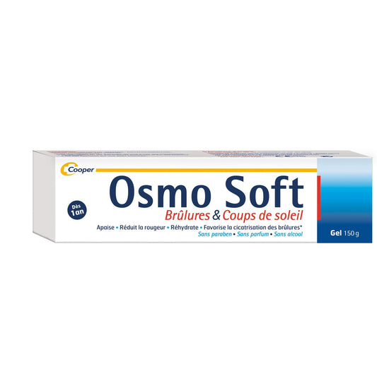 Gel Réduit les Coups de Soleil Apaise et Réhydrate OSMO SOFT