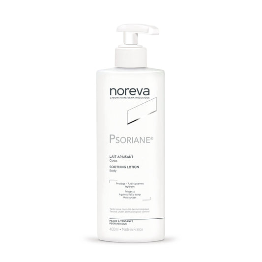 Lait Corps Peau Irritée et Squameuse Hydratant Anti-Squames Apaisant et Anti-Irritations PSORIANE le flacon de 400mL