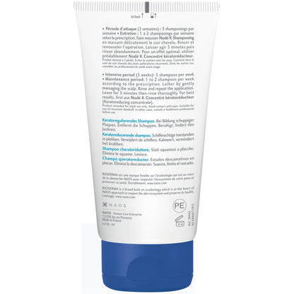 Shampoing Antipelliculaire Kératoréducteur Nodé K BIODERMA 