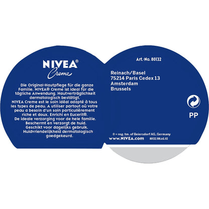 NIVEA Pflegende Feuchtigkeitscreme für Gesicht, Körper und Hände
