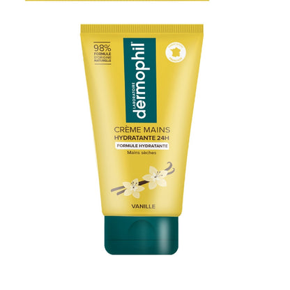 Crème main Hydratante 24h Vanille DERMOPHIL 