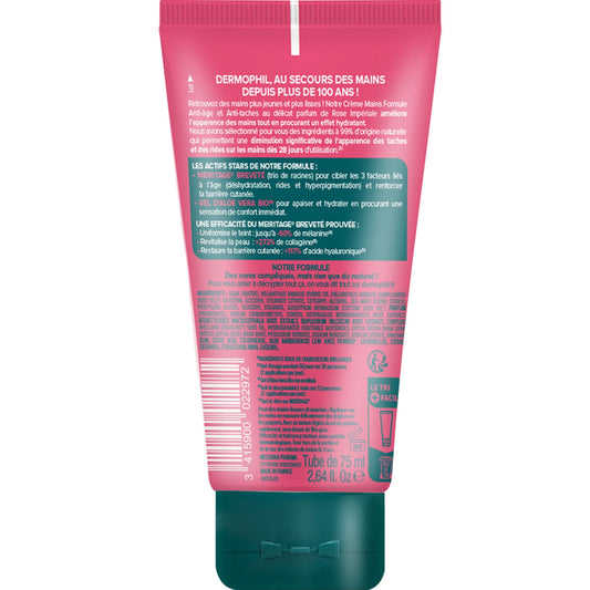 DERMOPHIL Imperial Rose Natural Origin Anti-Aging Anti-Spot Hand Cream