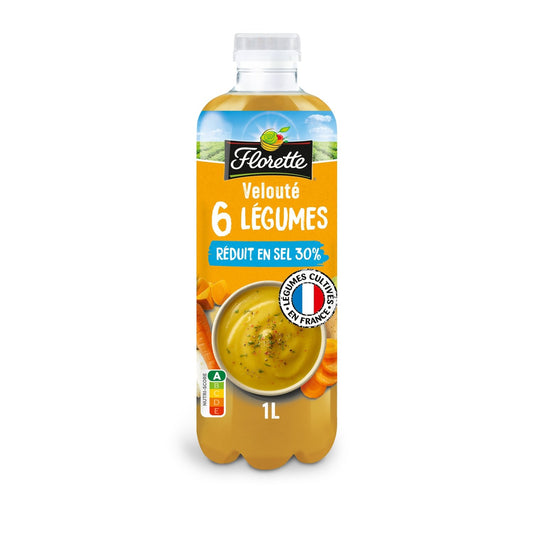 Soupe Veloutée 6 Légumes Sel Réduit 30% CREALINE