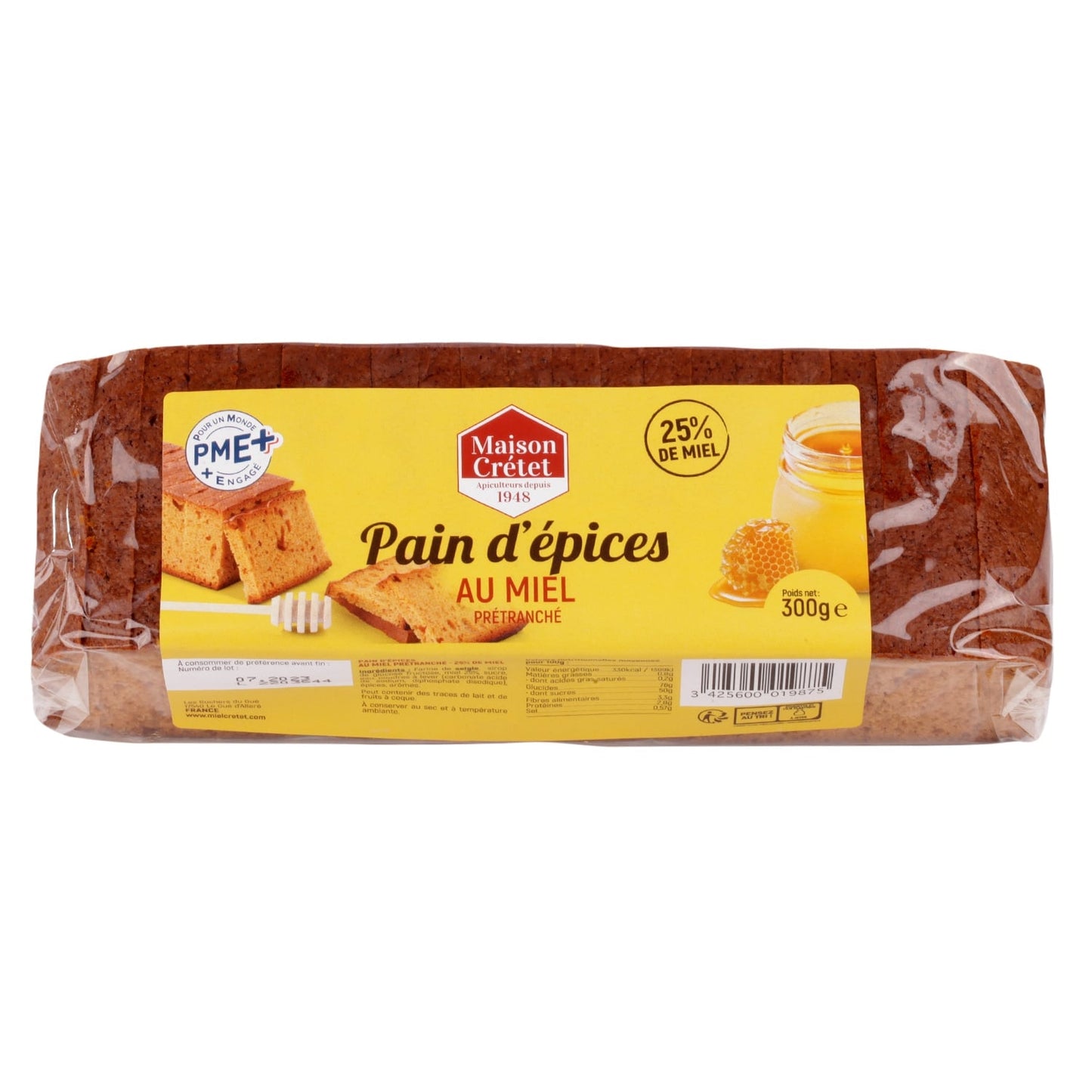 Pain d'épices au miel MIEL CRETET 