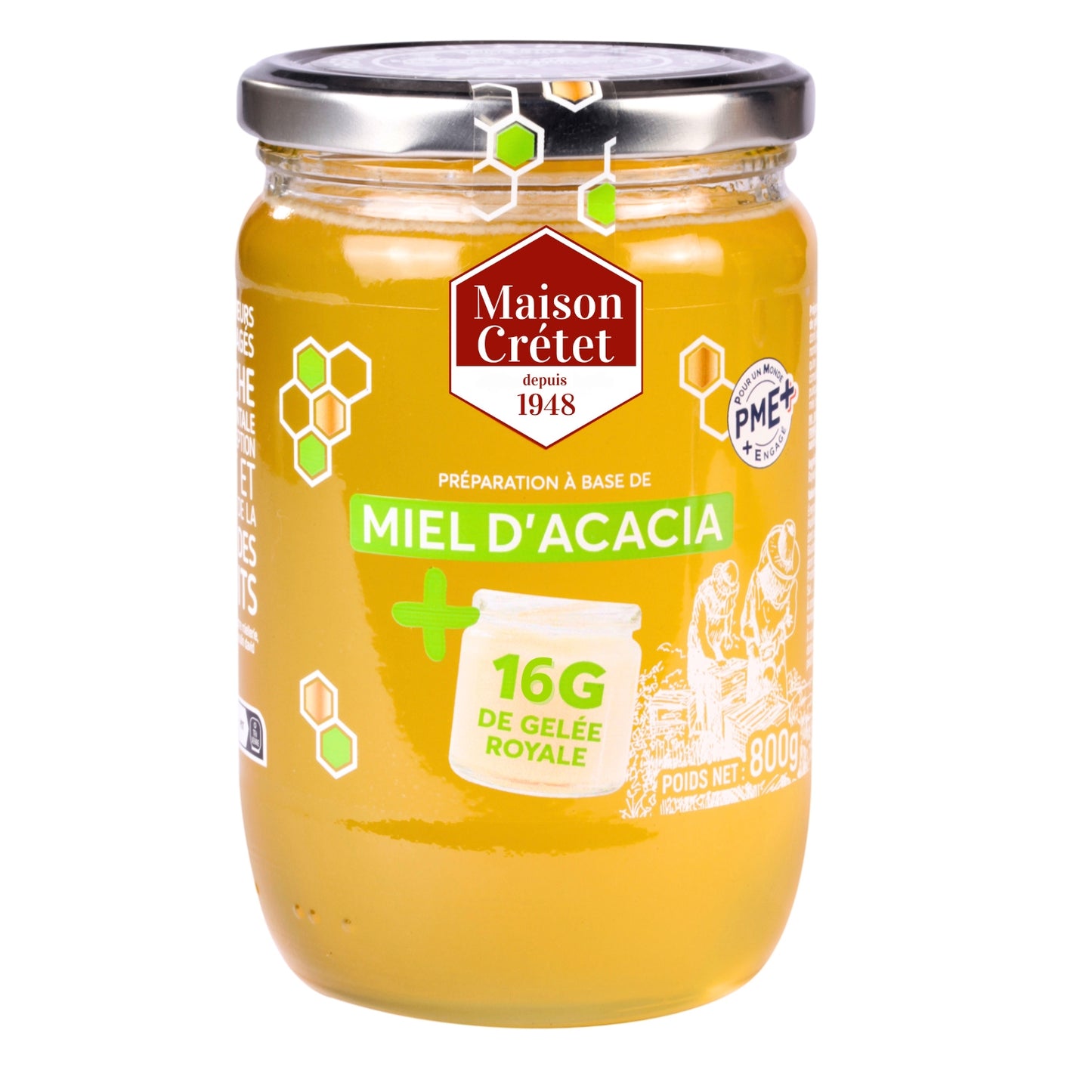 Miel D'Acacia Et Gelée Royale Liquide MIEL CRETET 