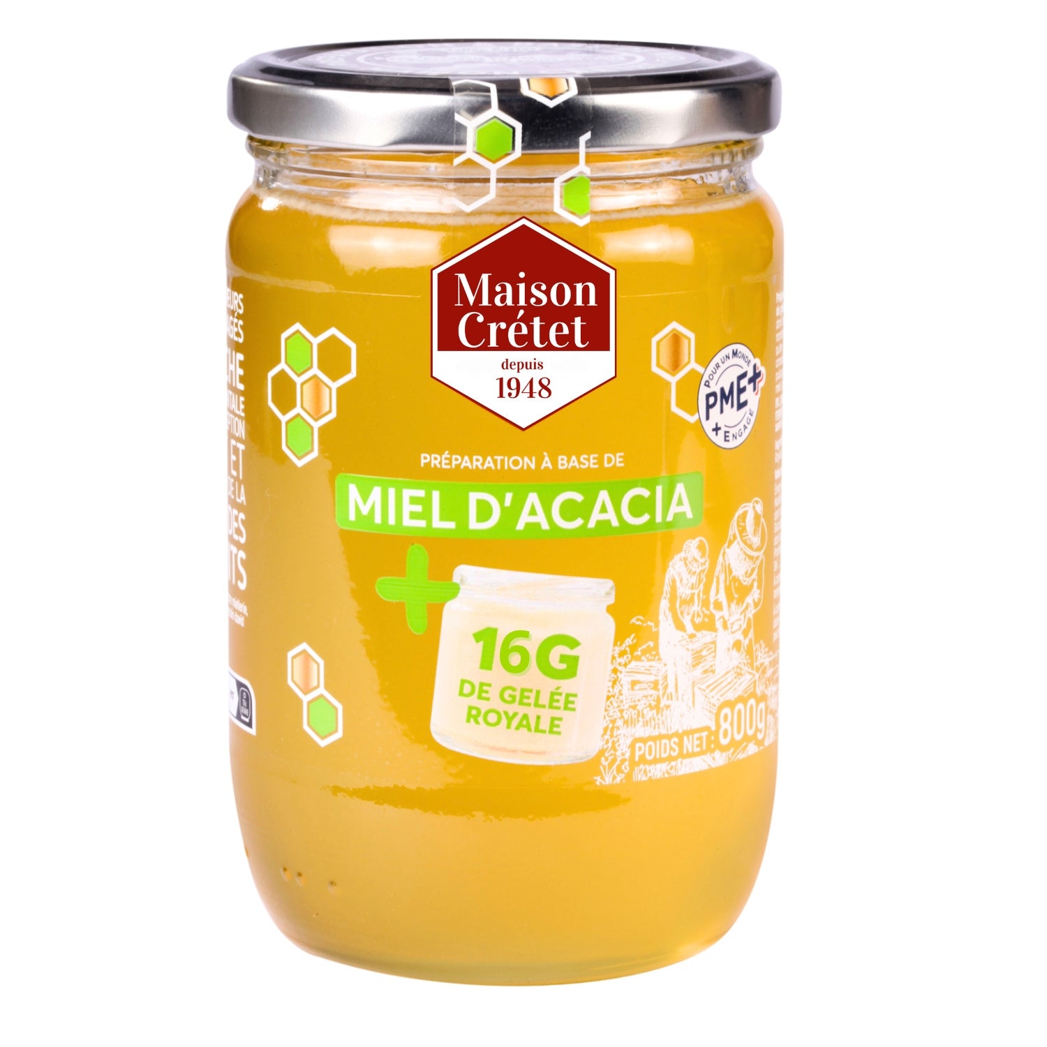 Miel D'Acacia Et Gelée Royale Liquide MIEL CRETET 
