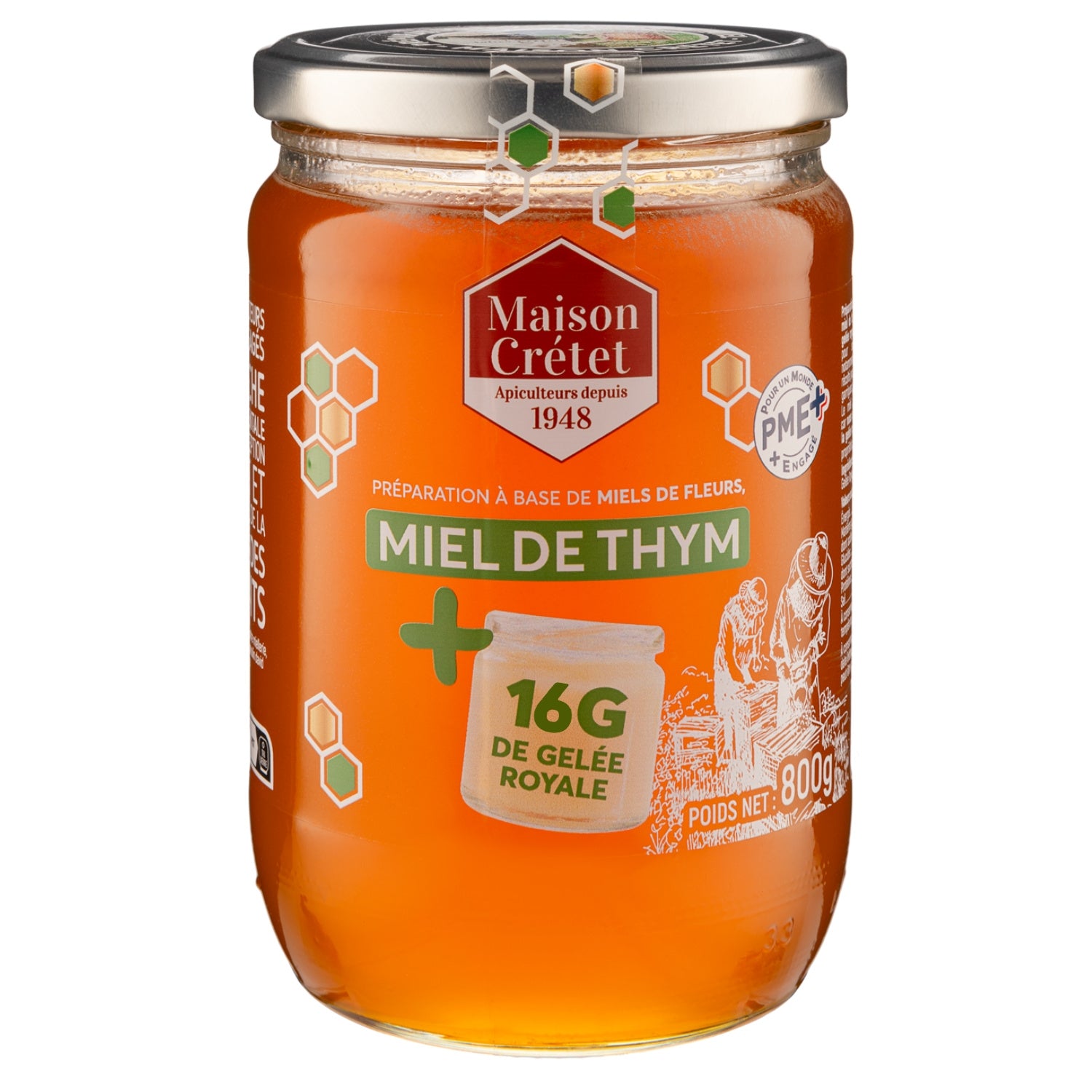 Miel De Thym Et Gelée Royale MIEL CRETET 