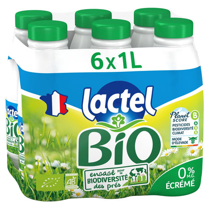 LACTEL Organic UHT Skimmed Milk