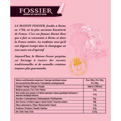 Biscuits Roses de Reims FOSSIER