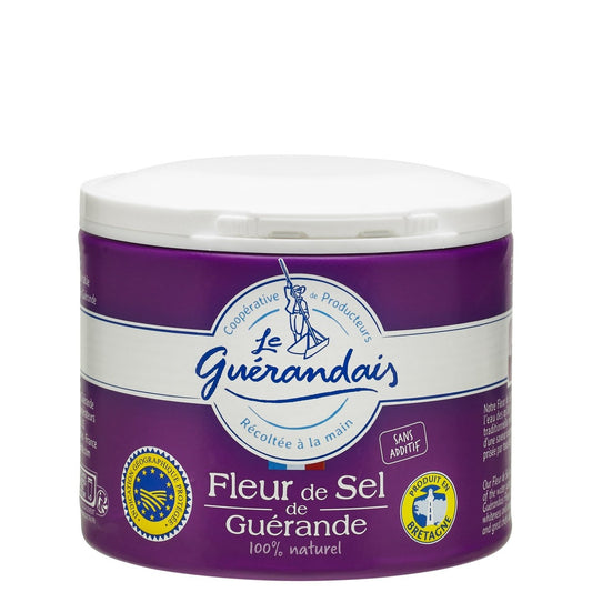 Fleur de Sel de Guérande LE GUERANDAIS la boite de 125 g