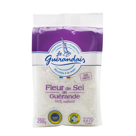 Fleur de Sel de Guérande LE GUERANDAIS le sachet de 250g