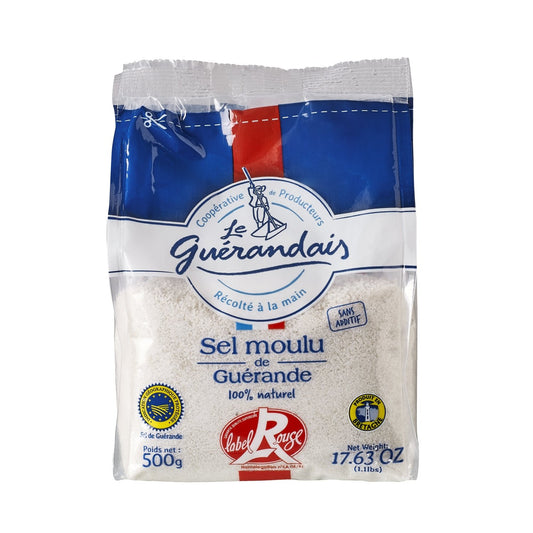 Sel de Guérande Label Rouge LE GUERANDAIS le sachet de 500g