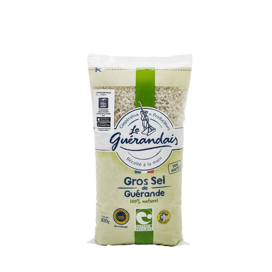 Gros Sel de Guérande IGP LE GUERANDAIS le sac de 800g