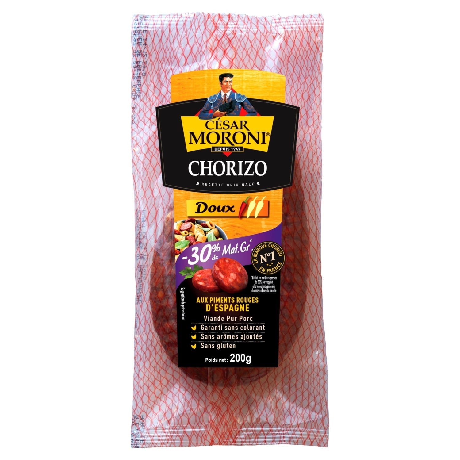Chorizo Doux -30% MG CESAR MORONI 