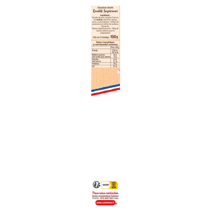 Saucisse Sec La Ficelle COCHONOU 