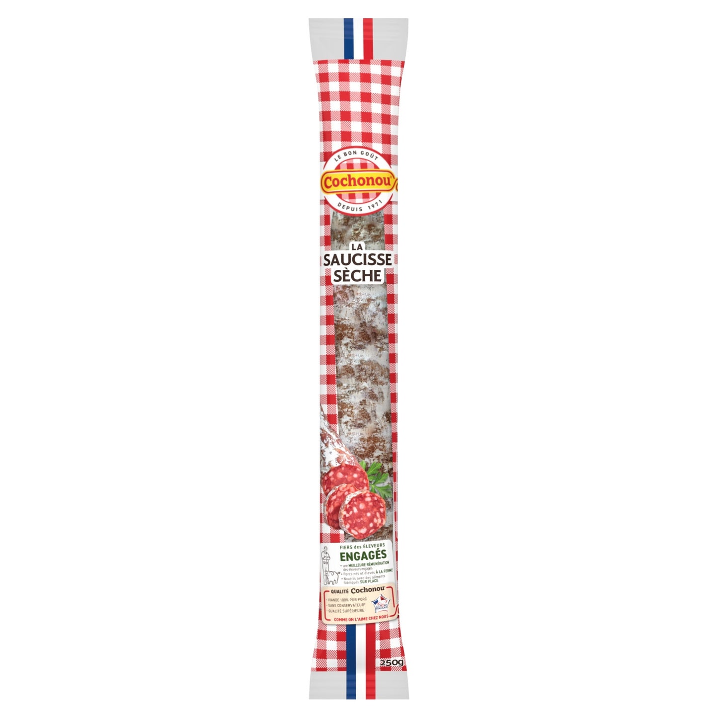 Saucisse Sèche Qualité Supérieure COCHONOU 