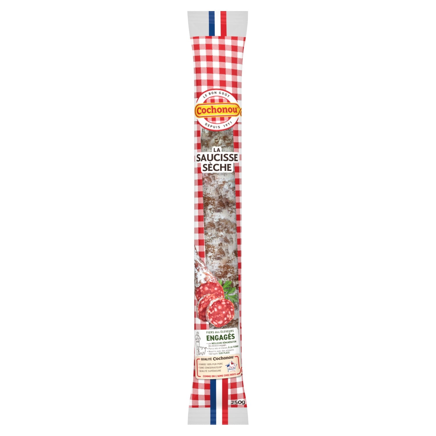 Saucisse Sèche Qualité Supérieure COCHONOU 