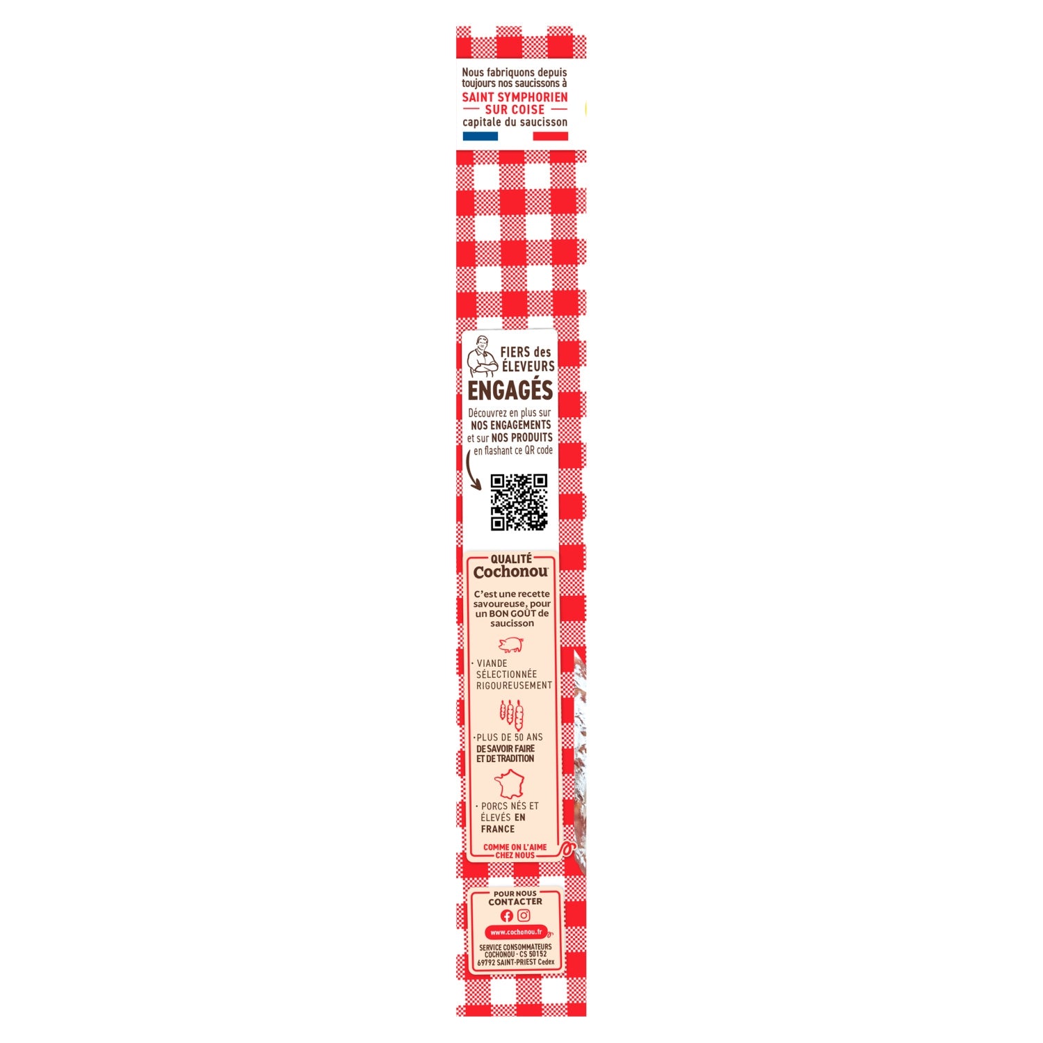 Saucisse Sèche Qualité Supérieure COCHONOU 