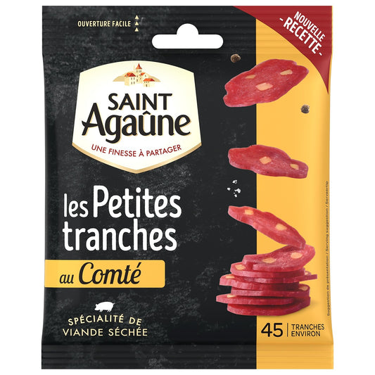 Saucisson en Tranche au Comté SAINT AGAUNE le sachet de 70g