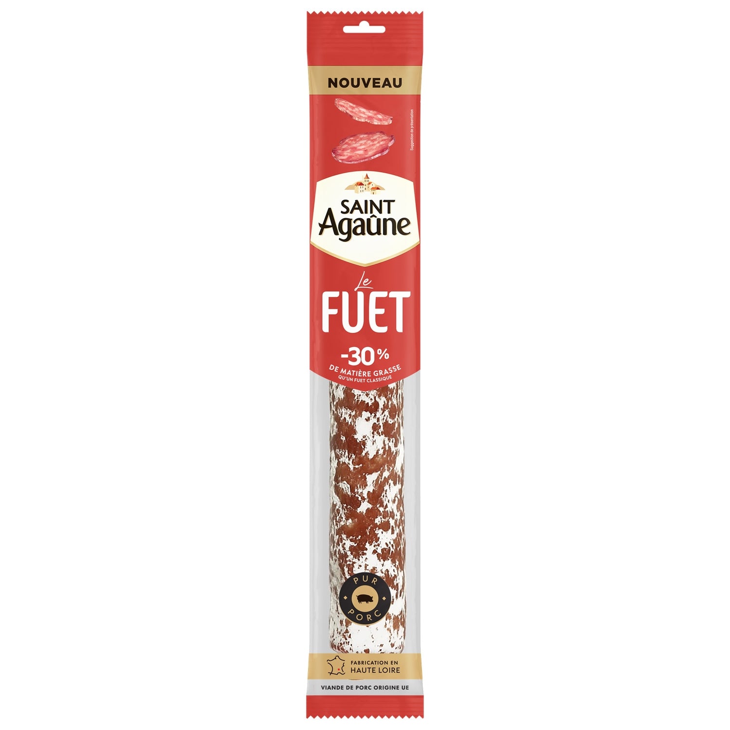 Fuet -30% de MG SAINT AGAUNE 