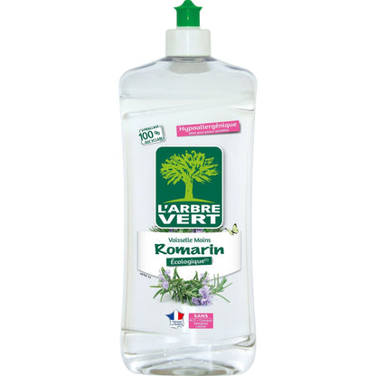 Rosemary Dishwashing Liquid Hypoallergenic Ecolabel L'ARBRE VERT