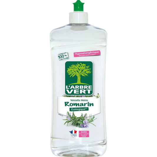 Rosemary Dishwashing Liquid Hypoallergenic Ecolabel L'ARBRE VERT