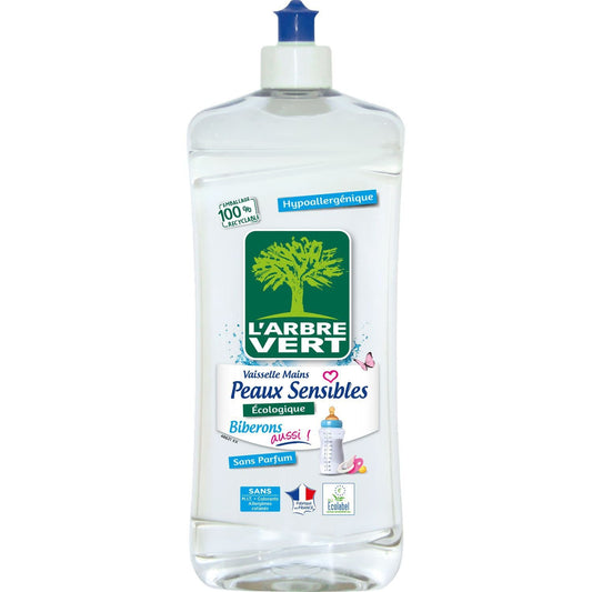 Liquide Vaisselle Peaux Sensibles/biberons L'ARBRE VERT