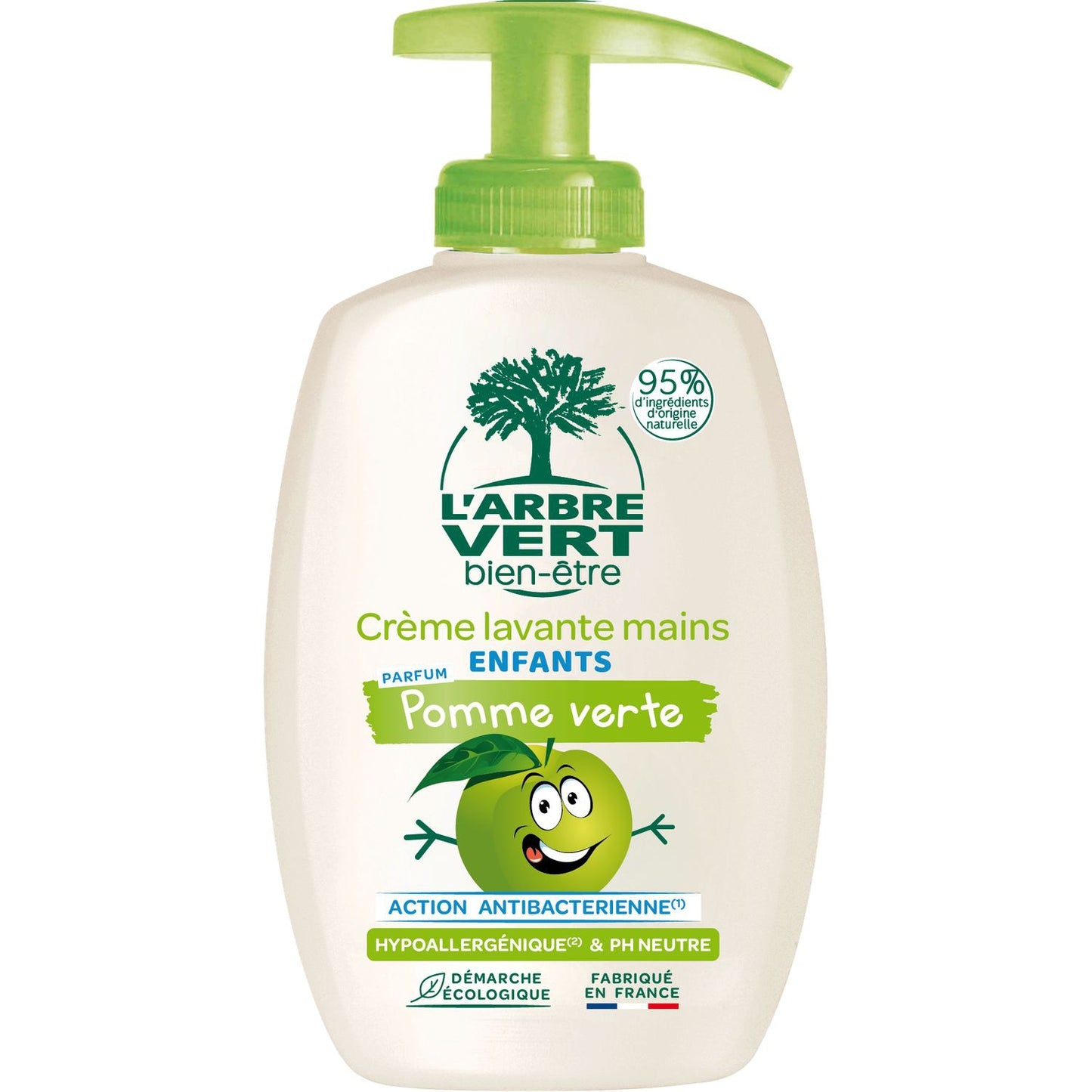 Savon Liquide Mains Action Anti-Bactérienne Pomme Verte L'ARBRE VERT 
