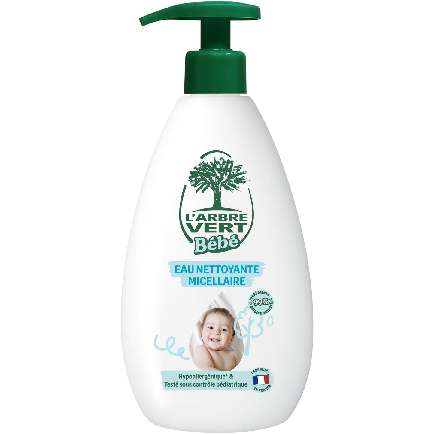Eau Nettoyante Micellaire L'ARBRE VERT BEBE 