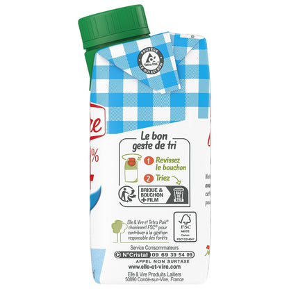 Crème UHT Semi-Épaisse Extra-Légère Elle & VIRE