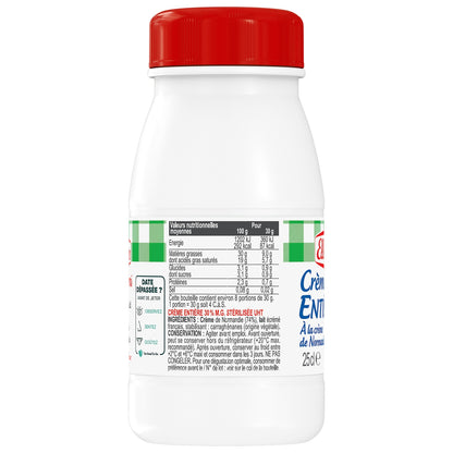 Crème UHT Fluide Entière Elle & VIRE