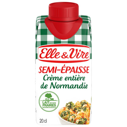 UHT Semi-Thick Whole Cream 30% Mg Elle &amp; VIRE