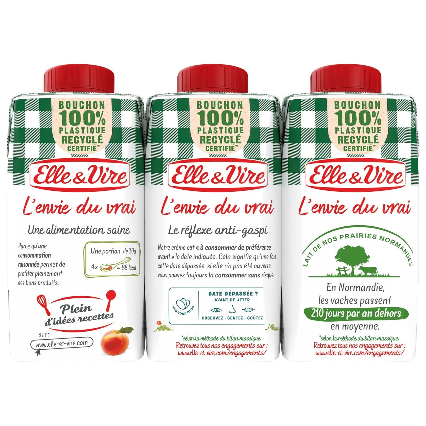 UHT Semi-Thick Whole Cream 30% Mg Elle &amp; VIRE