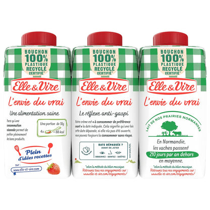 Crème UHT Fluide Entière 30% Mg Elle & VIRE