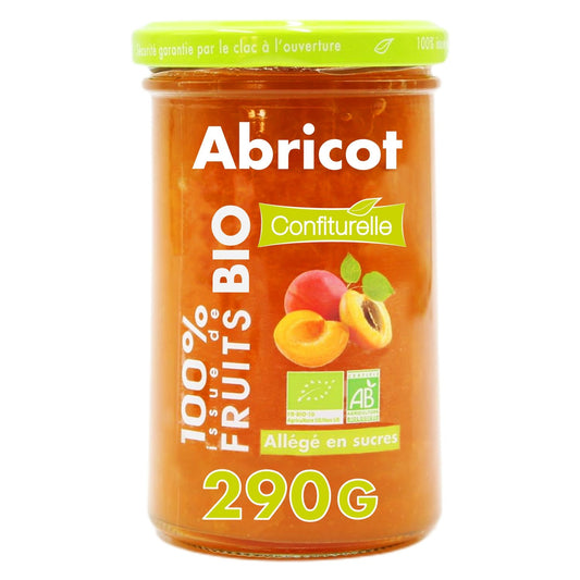 Confiture Abricot Bio CONFITURELLE Le pot de 290g