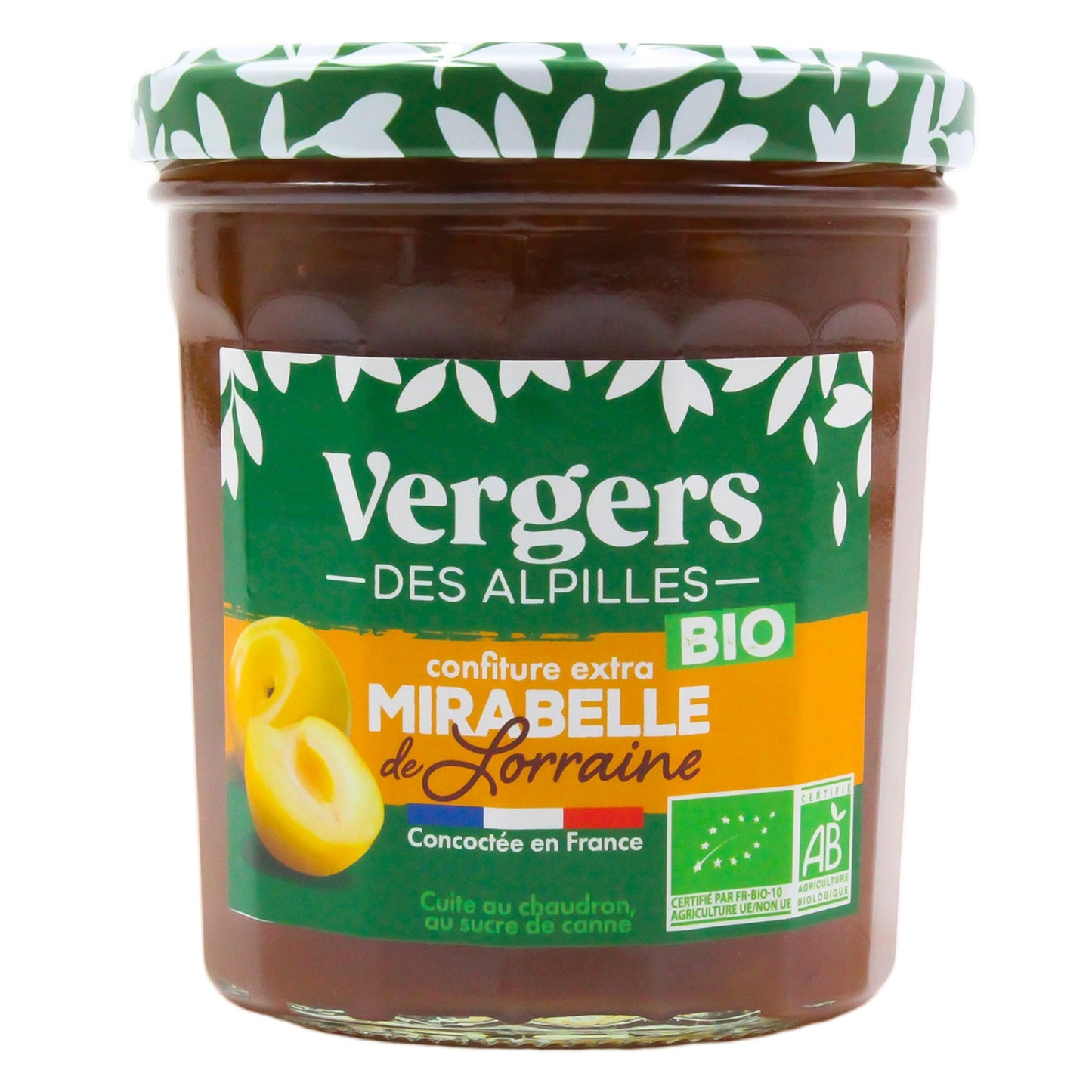 Confiture Mirabelle de Lorraine Bio VERGERS DES ALPILLES