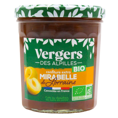 Confiture Mirabelle de Lorraine Bio VERGERS DES ALPILLES