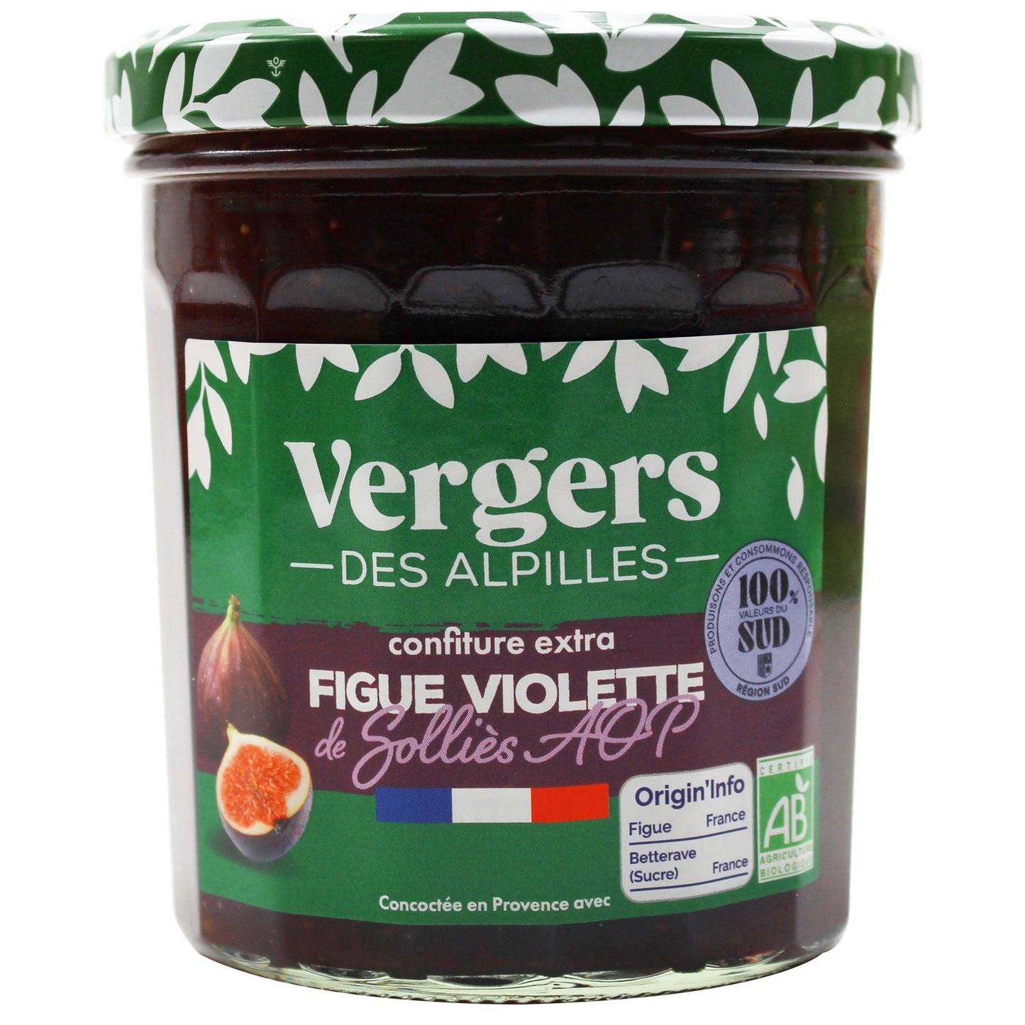 Confiture de Figue de Provence Bio VERGERS DES ALPILLES